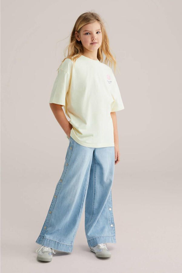 WE Fashion Blue Ridge wide leg jeans light blue denim - Foto 2