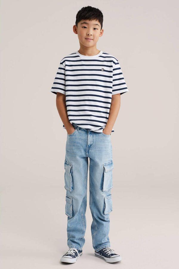 WE Fashion Blue Ridge wide leg jeans light blue denim - Foto 3