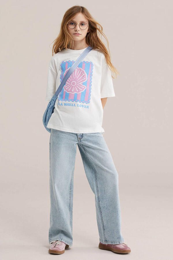 WE Fashion Blue Ridge wide leg jeans light blue denim - Foto 2