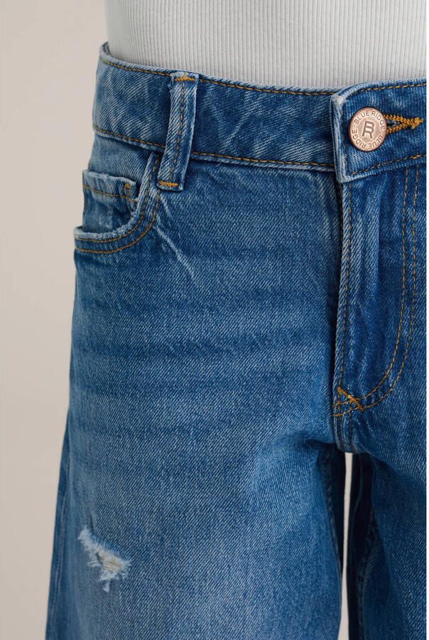 WE Fashion Blue Ridge wide leg jeans medium blue denim - Foto 2