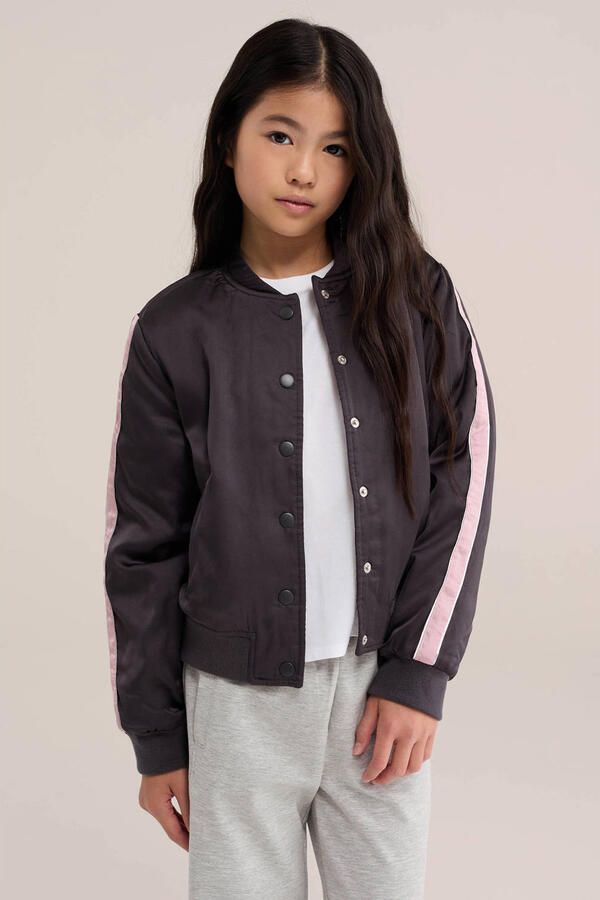 WE Fashion bomberjack antraciet