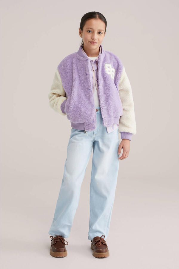 WE Fashion bomberjack lente lila - Foto 2