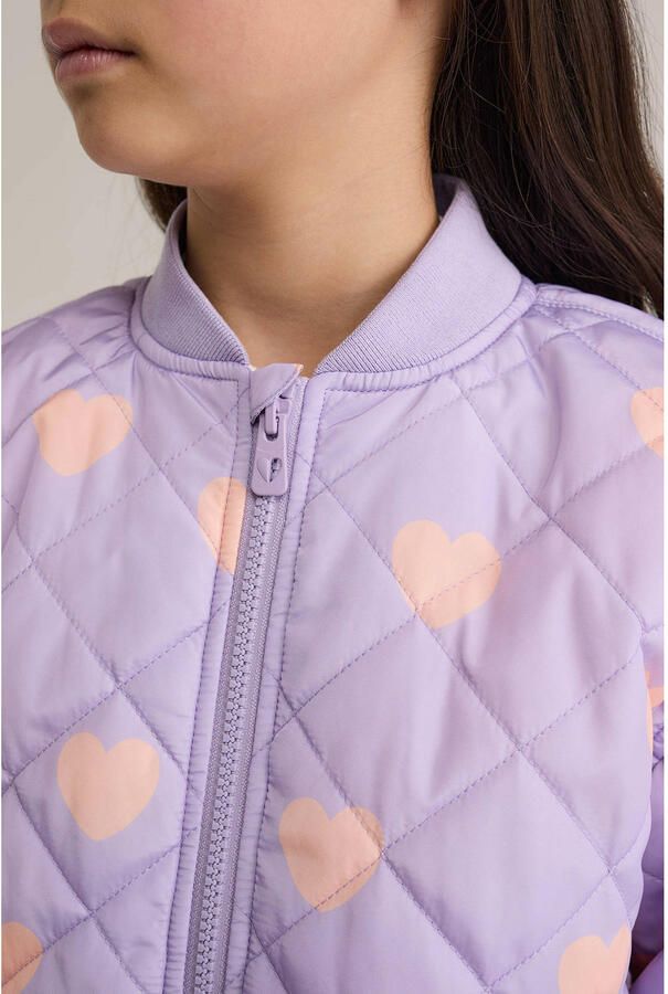WE Fashion bomberjack lente lila - Foto 2