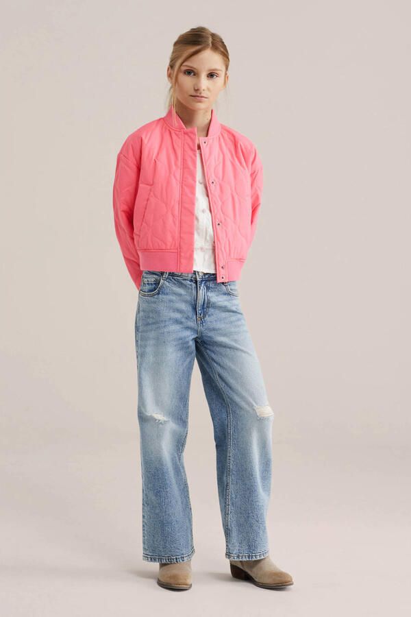 WE Fashion bomberjack roze - Foto 2