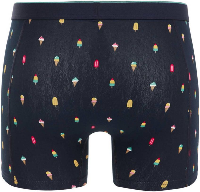 WE Fashion boxershort donkerblauw