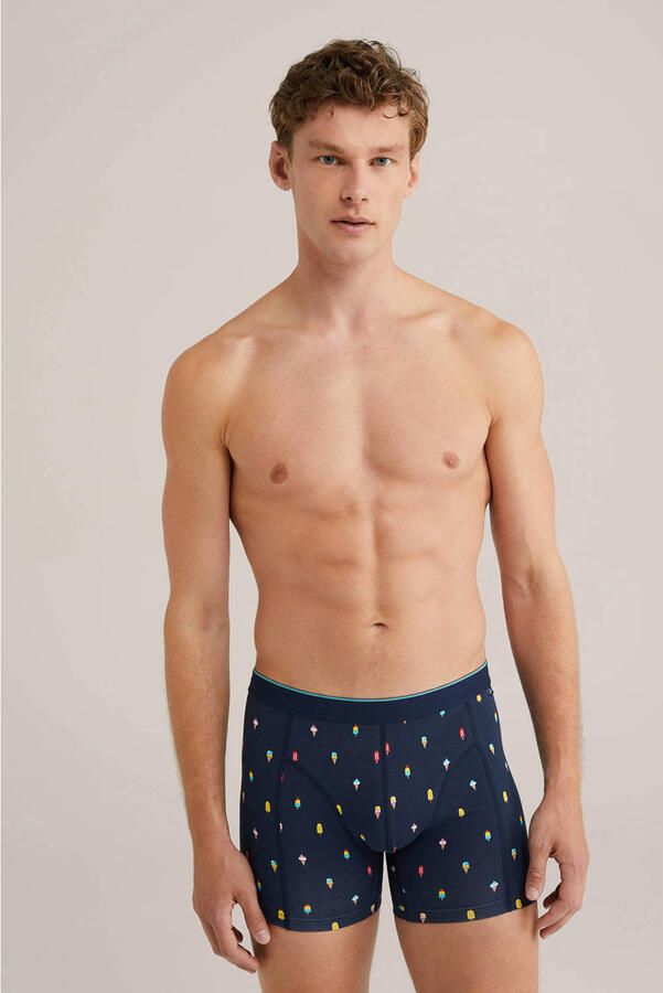 WE Fashion boxershort donkerblauw - Foto 2