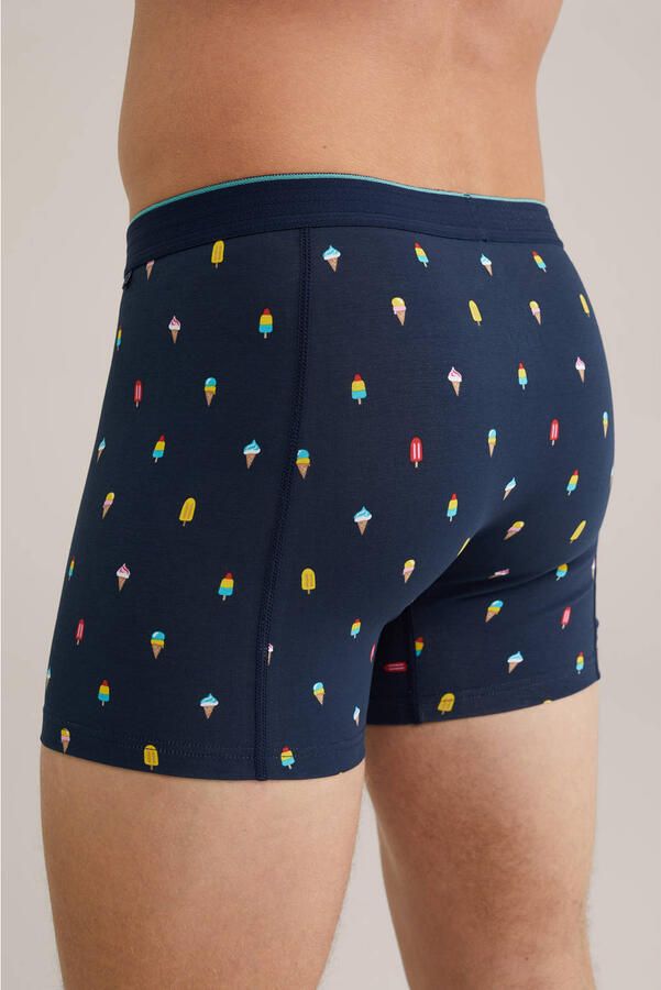 WE Fashion boxershort donkerblauw - Foto 3