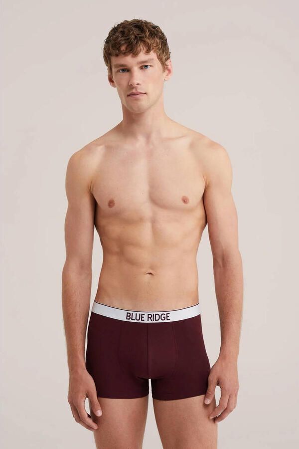 WE Fashion boxershort donkerrood