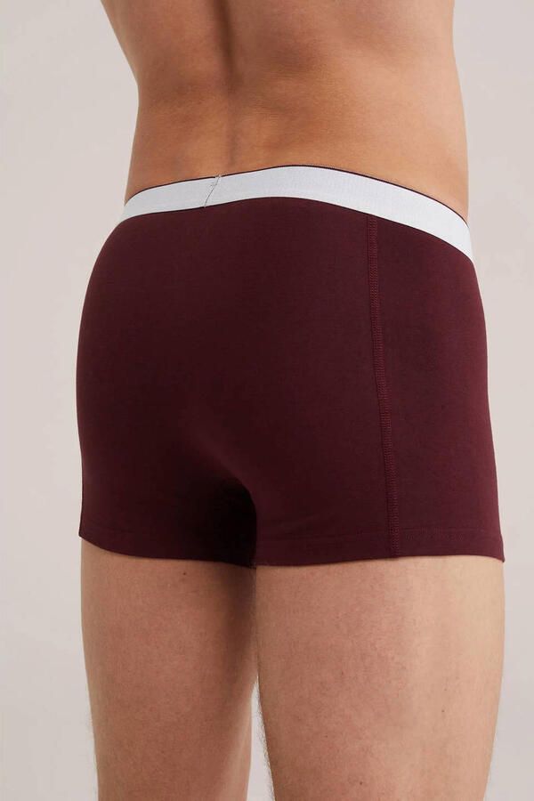 WE Fashion boxershort donkerrood - Foto 3