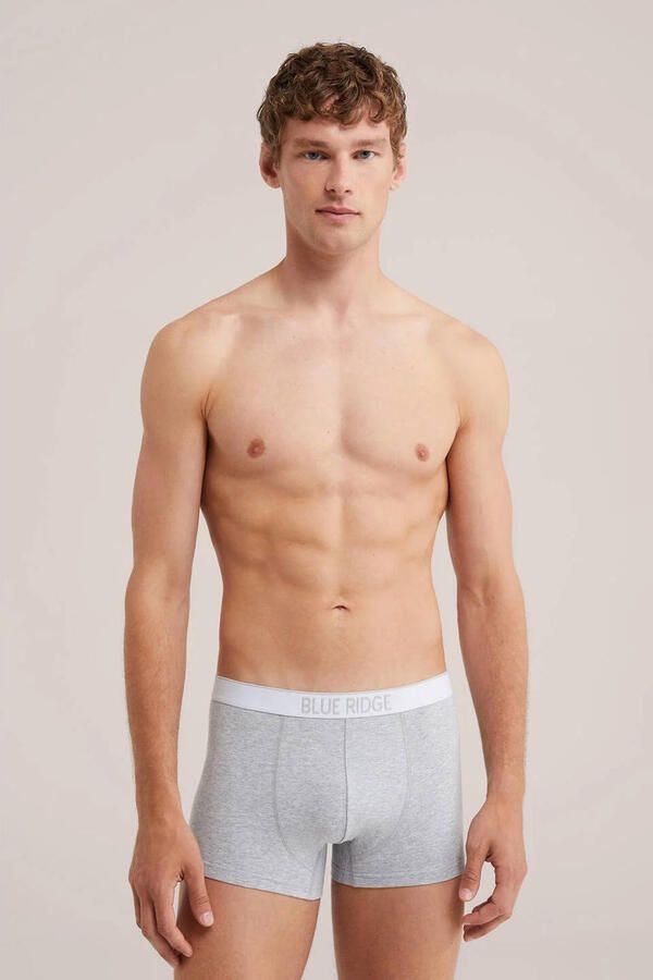 WE Fashion boxershort grijs melange