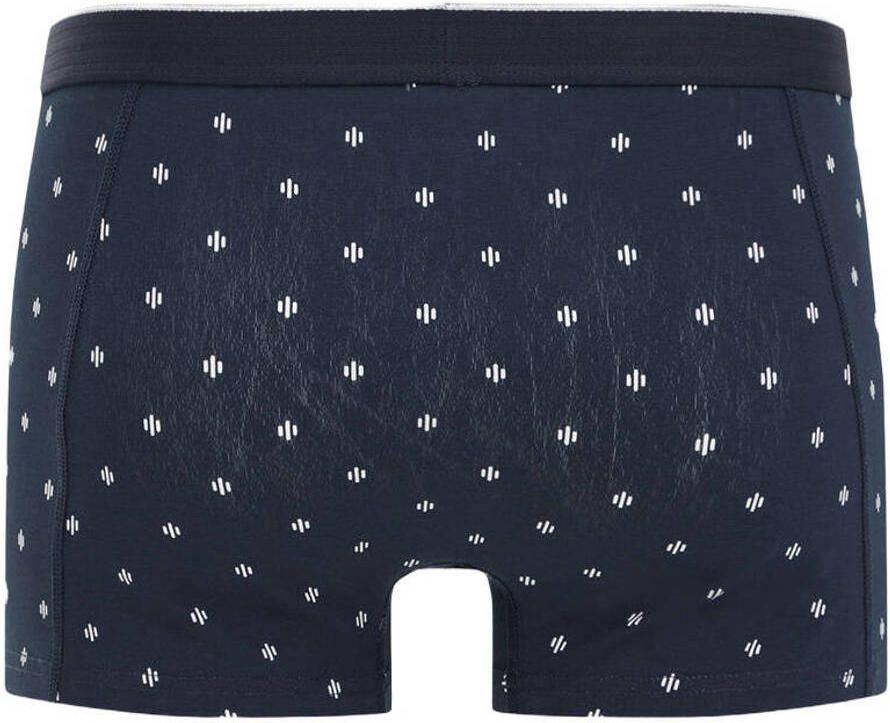 WE Fashion boxershort met print donkerblauw - Foto 2