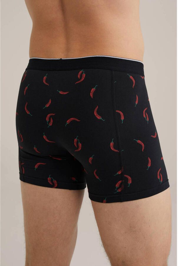 WE Fashion boxershort zwart rood - Foto 2