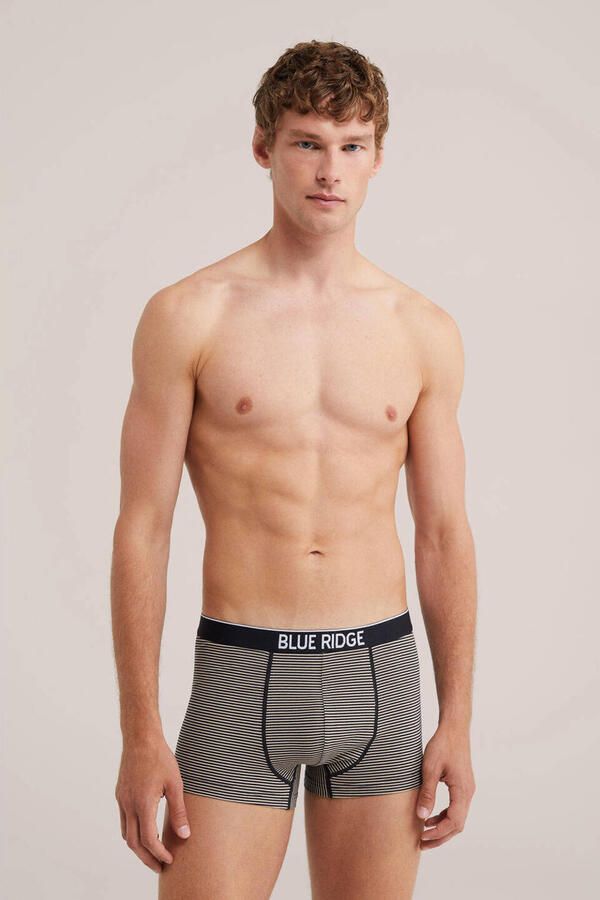 WE Fashion boxershorts zwart (set van 3) - Foto 3