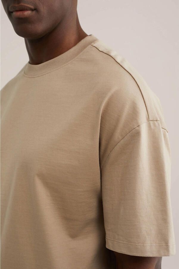 WE Fashion boxy T-shirt beige - Foto 2