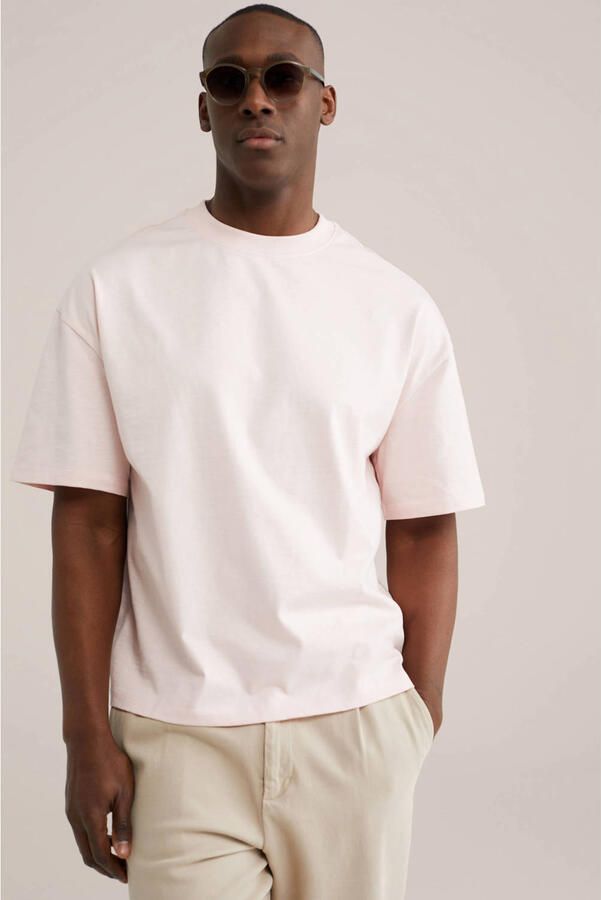 WE Fashion boxy T-shirt lichtroze - Foto 3