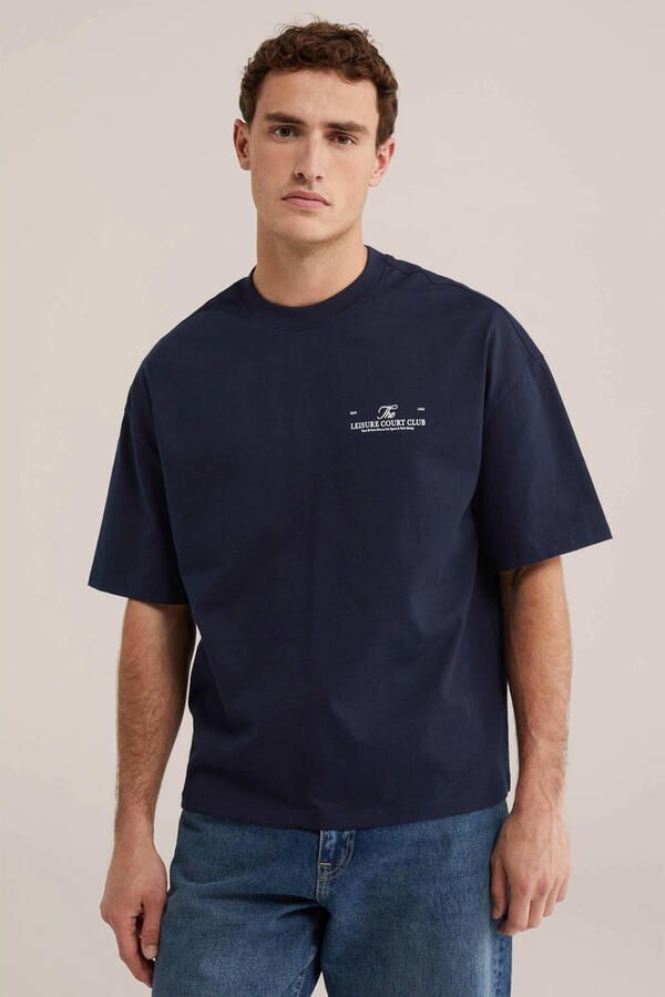 WE Fashion boxy T-shirt met backprint