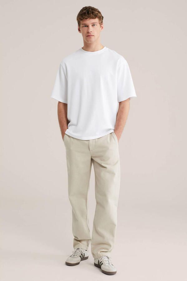 WE Fashion boxy T-shirt wit - Foto 2