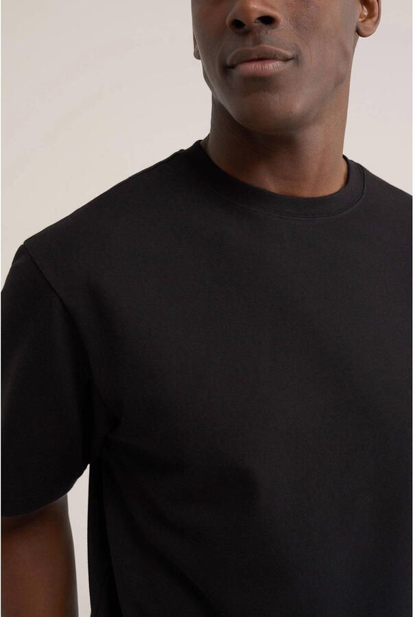 WE Fashion boxy T-shirt zwart - Foto 2