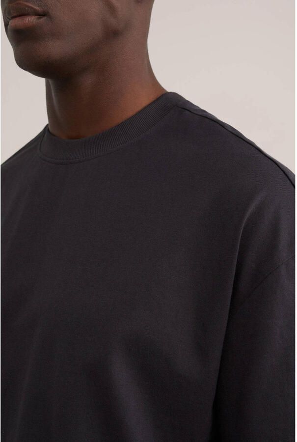 WE Fashion boxy T-shirt zwart - Foto 2