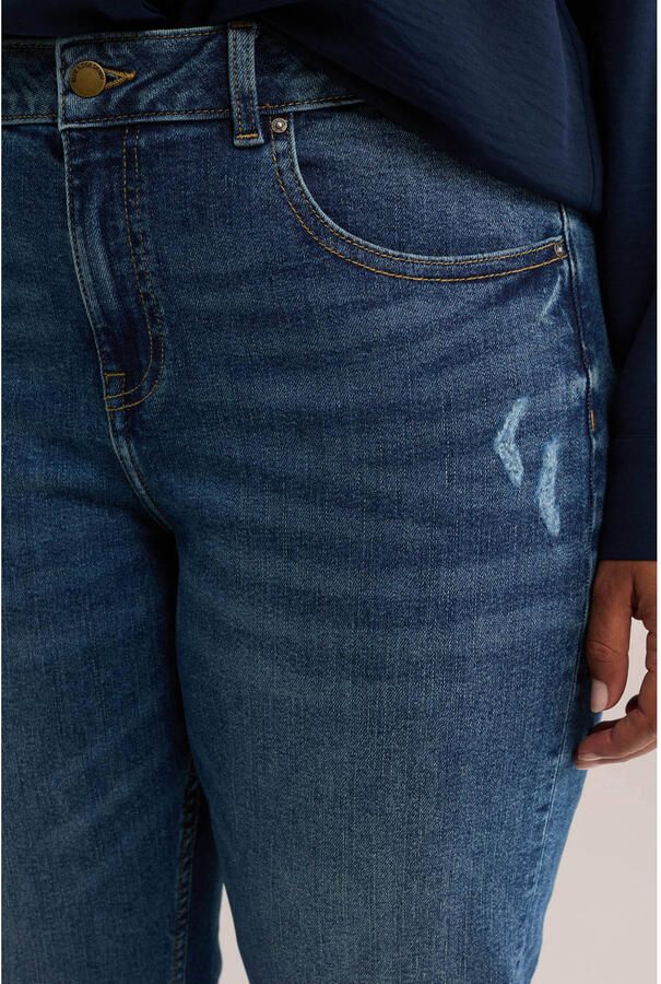 WE Fashion boyfriend jeans donkerblauw - Foto 2