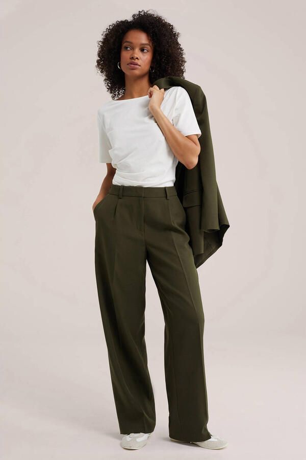 WE Fashion broek groen - Foto 2