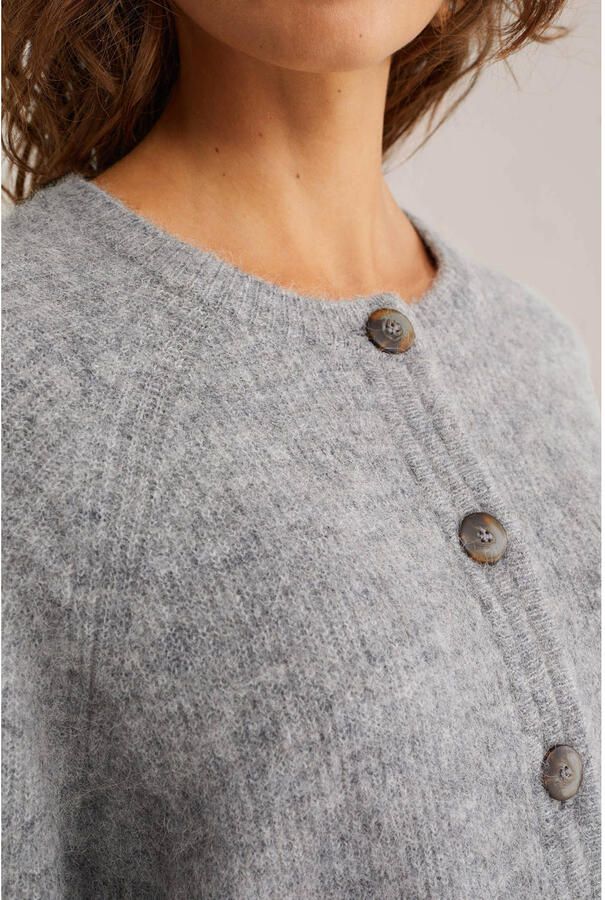 WE Fashion cardigan met wol grijs - Foto 2