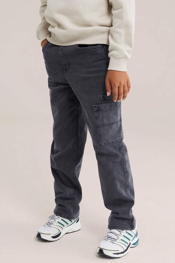 WE Fashion casual broek antraciet