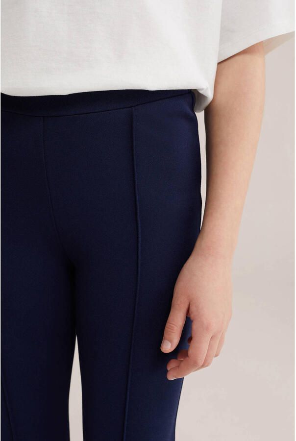 WE Fashion casual broek donkerblauw - Foto 2