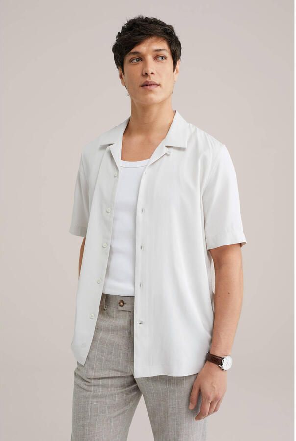 WE Fashion casual overhemd ecru