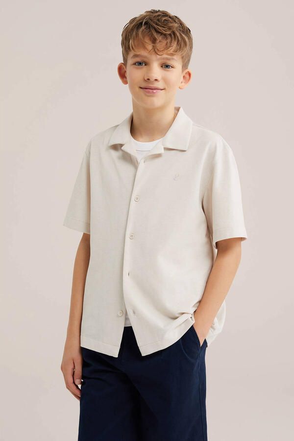 WE Fashion casual overhemd ecru