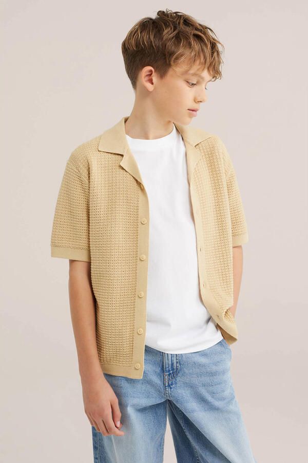 WE Fashion casual overhemd geel - Foto 2