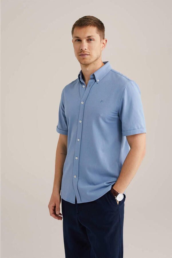 WE Fashion casual overhemd lavendel