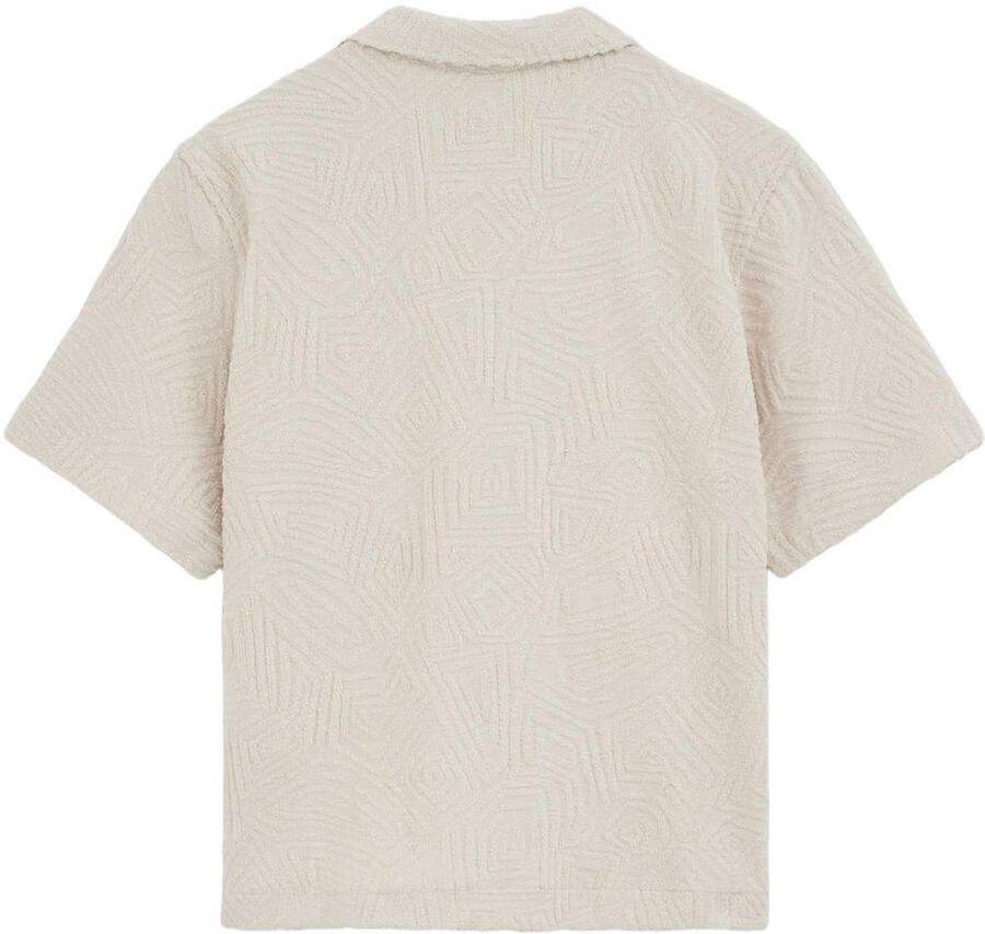 WE Fashion casual overhemd met textuur beige - Foto 2