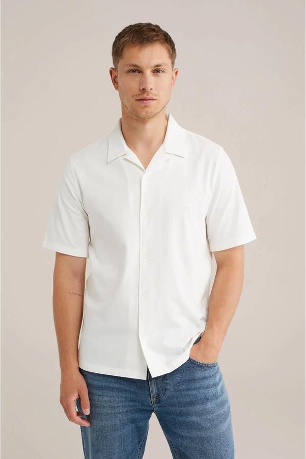 WE Fashion casual overhemd wit