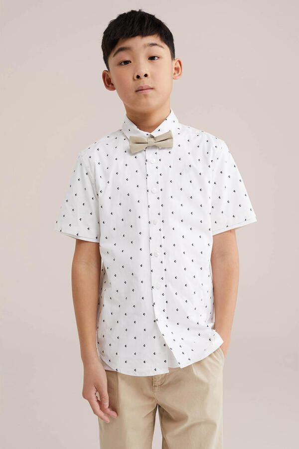 WE Fashion casual overhemd wit