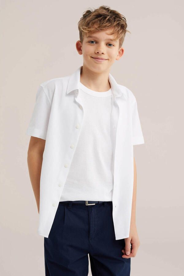 WE Fashion casual overhemd wit