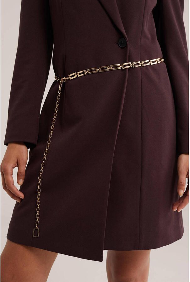 WE Fashion ceintuur met schakels goudkleurig - Foto 2