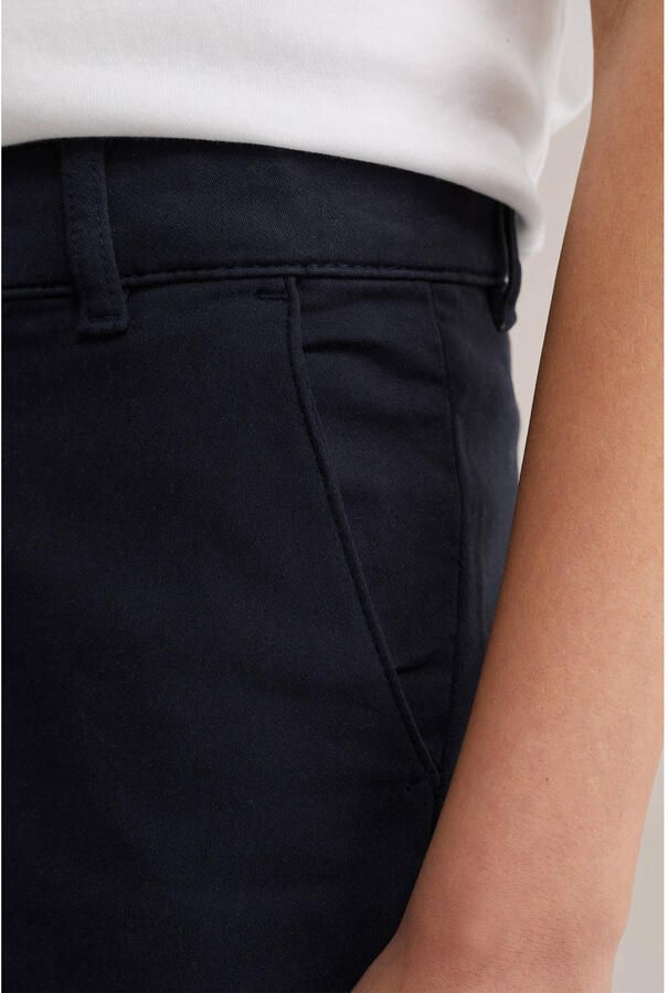 WE Fashion chino short donkerblauw - Foto 2