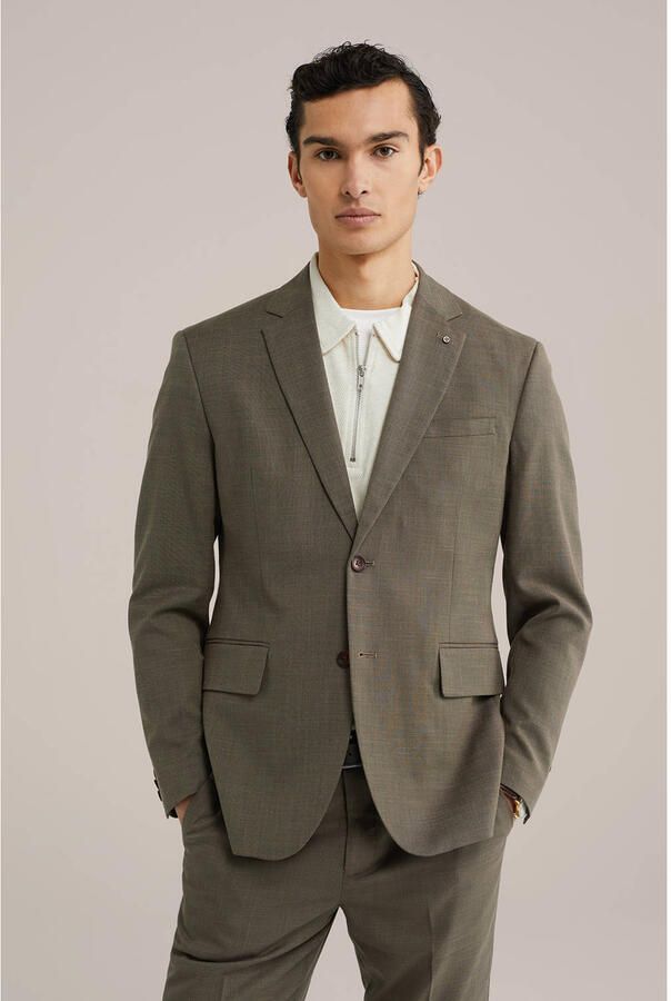 WE Fashion colbert bruin