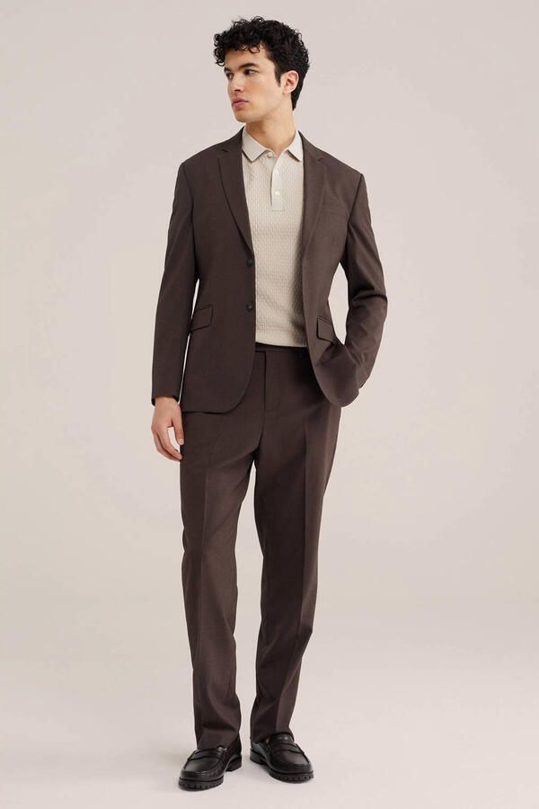 WE Fashion colbert bruin - Foto 3