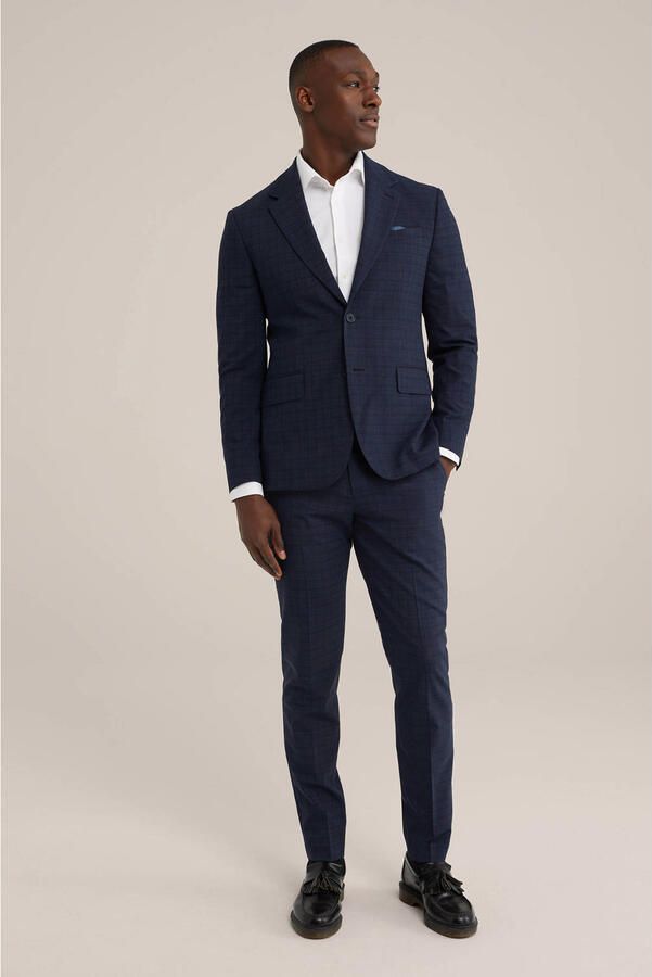 WE Fashion colbert donkerblauw