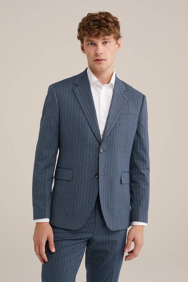 WE Fashion colbert grijsblauw - Foto 2