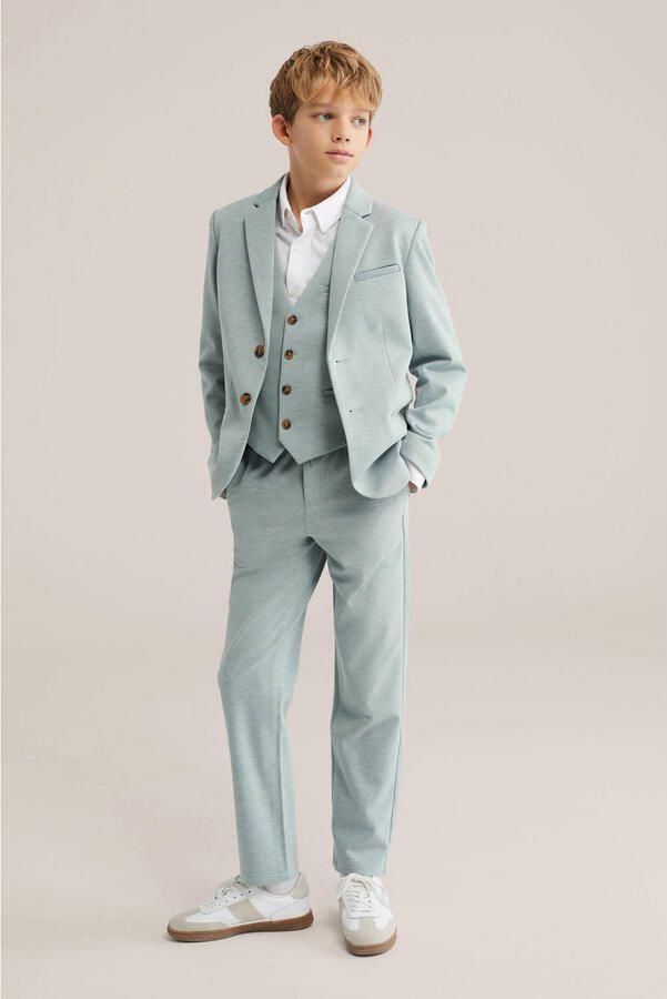WE Fashion colbert grijsblauw - Foto 3