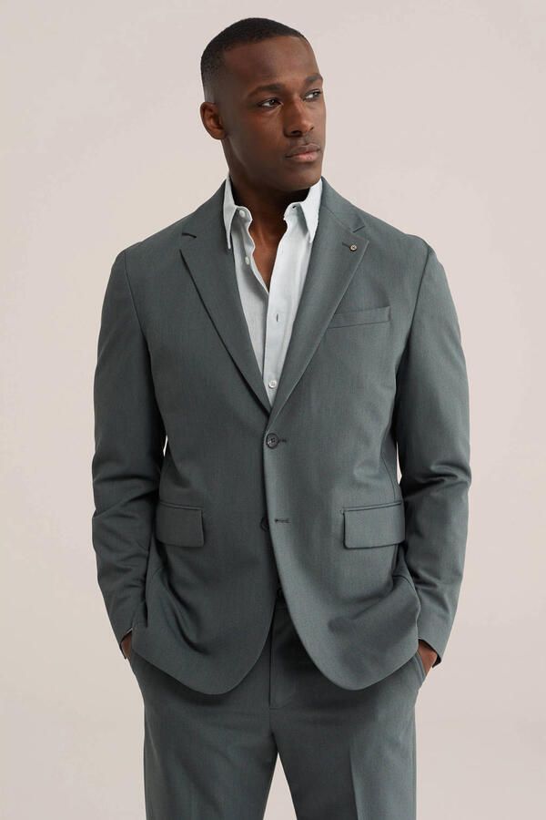 WE Fashion colbert groen