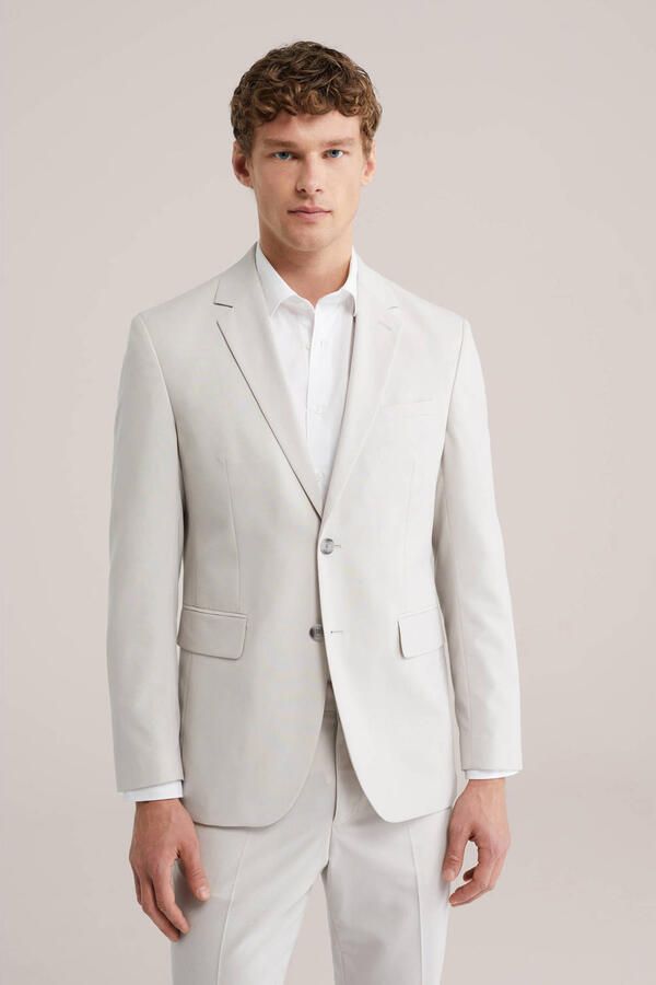WE Fashion colbert lichtgrijs