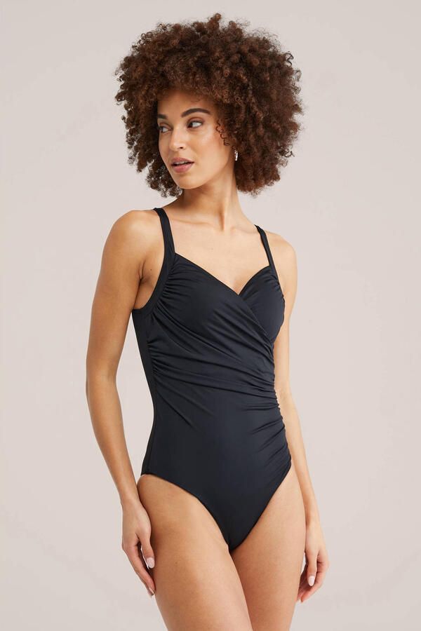 WE Fashion corrigerend badpak zwart