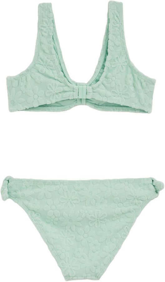 WE Fashion crop bikini mintgroen - Foto 3