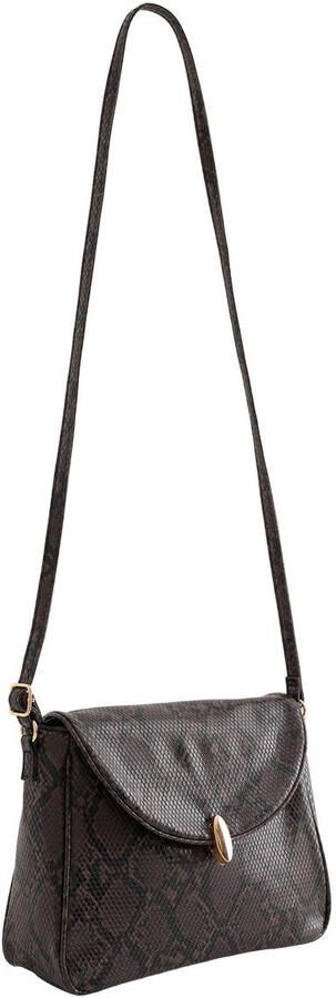 WE Fashion crossbody tas donkerbruin