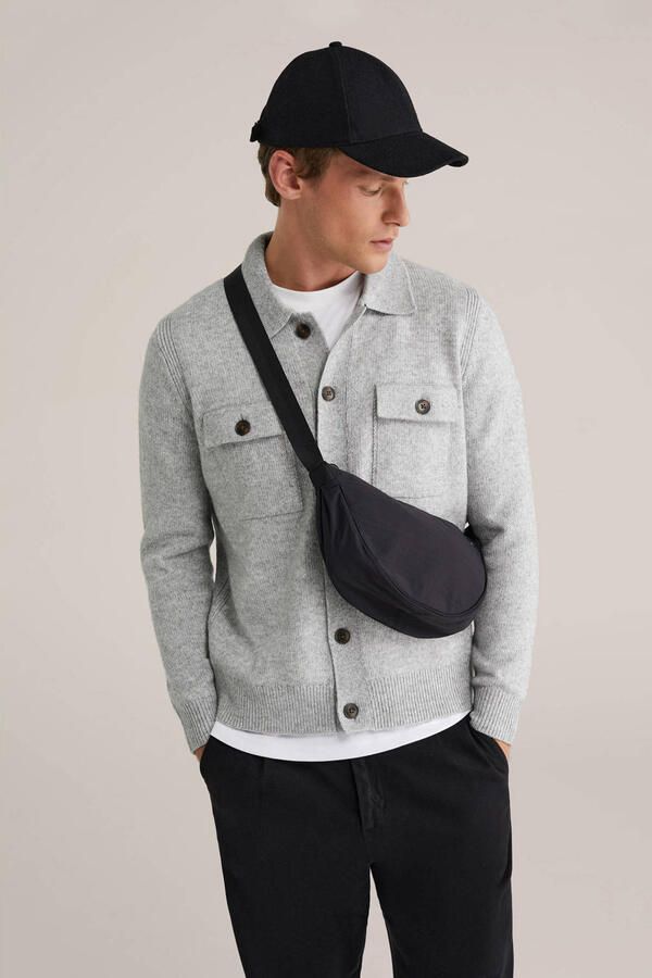 WE Fashion crossbody tas zwart