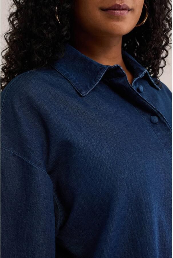 WE Fashion Curve blouse donkerblauw - Foto 2